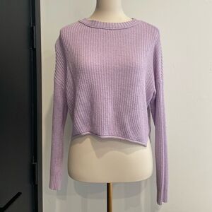 Wild Fable Lavender Crew Neck Sweater